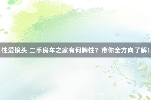 性爱镜头 二手房车之家有何脾性？带你全方向了解！
